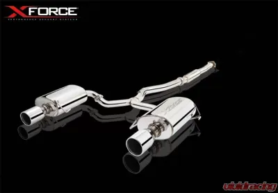 XForce Subaru Legacy GT 2004-2009 3" Cat-Back System With Dual Side Oval Muffler Subaru Legacy 2004-2006 - ES-SL05-CBS
