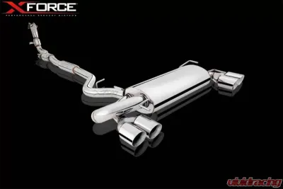 XForce Current Hatch Back Stainless Steel 3" High Flow Cat-Back System Subaru STI 2008-2022 - ES-SW09-CBS