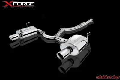 XForce Stainless Steel 3" High Flow Cat-Back System With Varex Mufflers Subaru STI 2009-2011 - ES-SW20-VMK-CBS