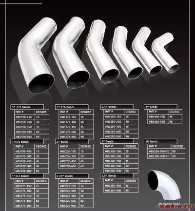XForce Mandel Bend 3", 60 Deg Stainless Steel - MBS300-600