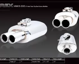 XForce Varex Universal Oval 6x10x16
