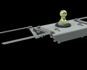B&W Trailer Hitches Turnoverball One-Piece Kit Ram 2500