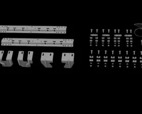 B&W Trailer Hitches Custom Installation Kit For Universal Mounting Rails For Some GM Trucks