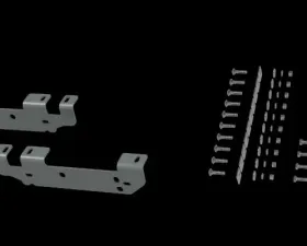B&W Trailer Hitches Custom Installation Kit For Universal Mounting Rails For Some Ford Trucks Ford