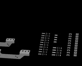 B&W Trailer Hitches Custom Installation Brackets For Universal Mounting Rails For Some GM Trucks