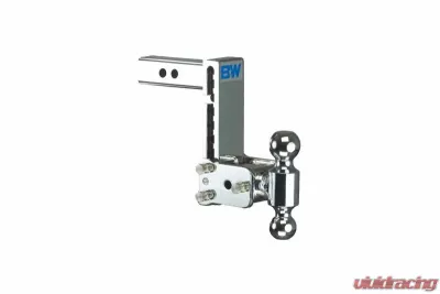 B&W Trailer Hitches 10" Chrome T&S, Double Ball - TS10040C
