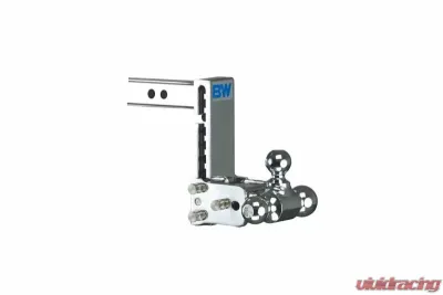 B&W Trailer Hitches 10" Chrome T&S, Tri-Ball-Boxed - TS10049C
