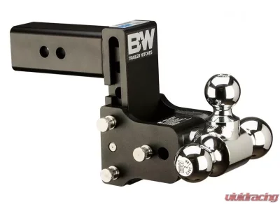 B&W Trailer Hitches 2.5 Model 8 Blk T&S Tri Ball - TS20048B