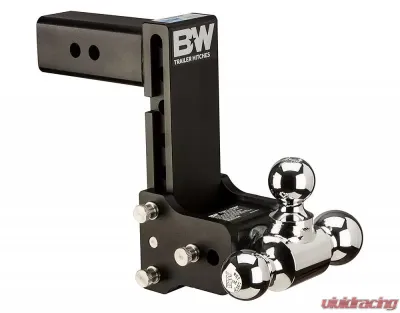 B&W Trailer Hitches 2.5 Model 10 Blk T&S Tri Ball - TS20049B