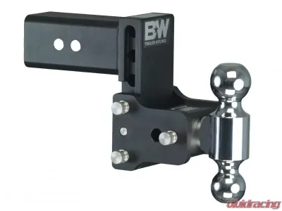 B&W Trailer Hitches 3 Model 8 Blk T&S Dual Ball - TS30037B