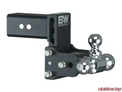 B&W Trailer Hitches 3 Model 8 Blk T&S Tri Ball - TS30048B