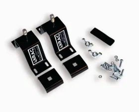 Heavy-duty Hi-Lift Jack mounting system.  Easily bolts to any flat surface.