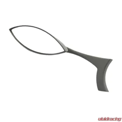 CIPA USA Motorcycle Chrome Teardrop Mirror Kit (Left and Right Side) Universal - 01905