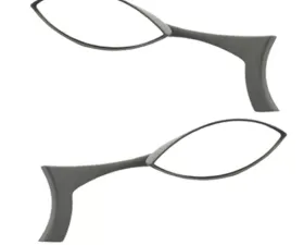 CIPA USA Motorcycle Chrome Teardrop Mirror Kit (Left and Right Side) Universal