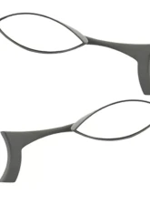 CIPA USA Motorcycle Chrome Teardrop Mirror Kit (Left and Right Side) Universal                                     - 01905 - Image 2