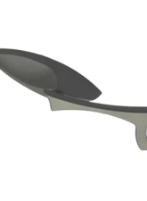 CIPA USA Motorcycle Chrome Teardrop Mirror Kit (Left and Right Side) Universal                                     - 01906 - Image 2