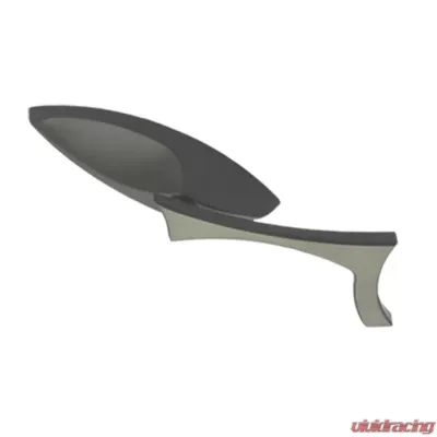CIPA USA Motorcycle Chrome Teardrop Mirror Kit (Left and Right Side) Universal - 01906
