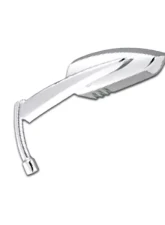 CIPA USA Motorcycle Chrome Serrated Blade Mirror Kit (Left and Right Side) Universal                                     - 01909 - Image 2