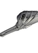 CIPA USA Motorcycle Chrome Skeleton Hand Mirror Kit (Left and Right Side) Universal                                     - 01915 - Image 2