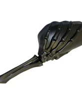 CIPA USA Motorcycle Black Skeleton Hand Mirror Kit  (Left and Right Side) Universal                                     - 01916 - Image 2