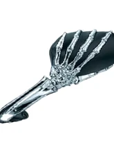 CIPA USA Motorcycle Chrome/Black Skeleton Hand Mirror Kit  (Left and Right Side)                                     - 01917 - Image 2