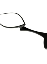 CIPA USA Motorcycle Black Stylized Teardrop Mirror Kit (Left and Right Side) Universal                                     - 01922 - Image 2