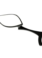 CIPA USA Motorcycle Black Stylized Teardrop Mirror Kit (Left and Right Side) Universal                                     - 01922 - Image 2