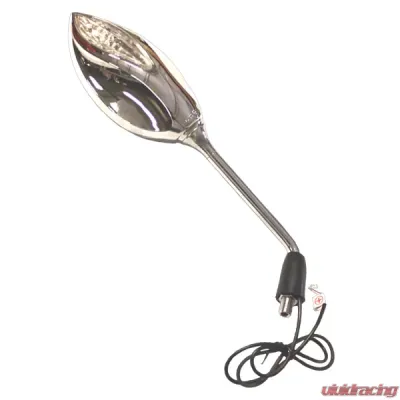 CIPA USA Motorcycle Chrome Sport Bike Lighted Mirror Kit (Left and Right Side) Universal - 01935