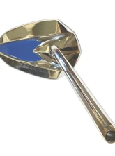 CIPA USA Motorcycle Ultra Blue on Chrome Mirror Kit (Left and Right Side) Universal                                     - 01946 - Image 2
