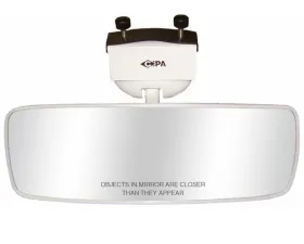 CIPA USA Marine mirror 4 x 11 inch convex glass face with mounting bracket