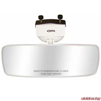 CIPA USA Marine mirror 4 x 11 inch convex glass face with mounting bracket - 11081