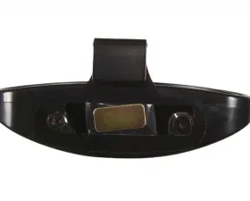 CIPA USA Top Mount  adjustable Clamp on Wide Angle Blind Spot Mirror- Black.
