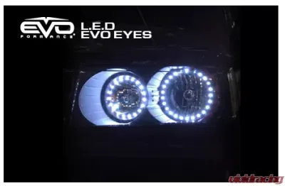 CIPA USA EVO Formance LED EVO Eyes (Halos) - White - 93207
