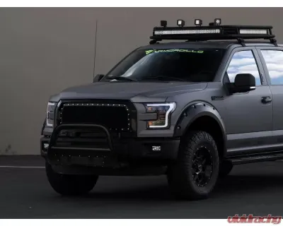 Armordillo USA Texture Black MS Series Bull Bar with  Skid Plate Toyota Tacoma 2005-2015 - 7161030