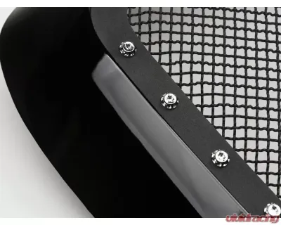 Armordillo USA Gloss Black Studded Mesh Grill Dodge Ram 1500 2002-2005 - 7161399