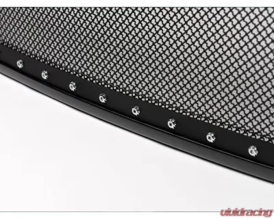 Armordillo USA Gloss Black Studded Mesh Grill Dodge Ram 1500 2002-2005 - 7161399