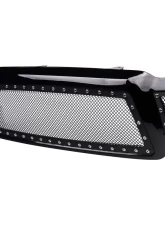 Armordillo USA Gloss Black Studded Mesh Grill Toyota Tacoma 2005-2011                                     - 7161443 - Image 6