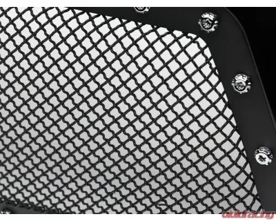 Armordillo USA Gloss Black Studded Mesh Grill Toyota Tacoma 2005-2011 - 7161443