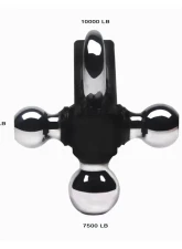 Armordillo USA Black Universal Tri Ball Mount For 2" Receiver                                     - 7161467 - Image 2