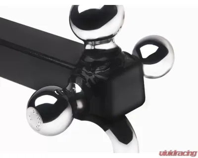 Armordillo USA Black Universal Tri Ball Mount For 2" Receiver - 7161467
