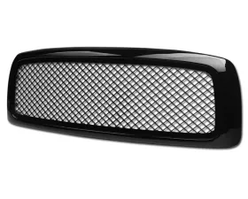 Armordillo USA Gloss Black Mesh Grill Dodge Ram 1500 2002-2005
