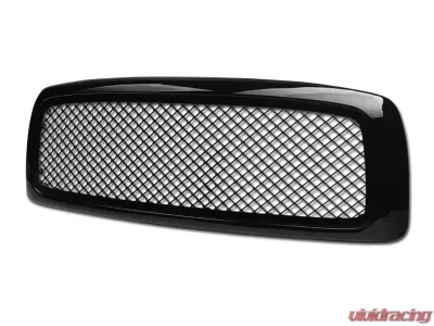 Armordillo USA Gloss Black Mesh Grill Dodge Ram 1500 2002-2005 - 7178335