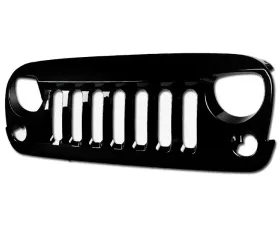 Armordillo USA Gloss Black AB Style Grill Jeep Wrangler JK Model 2007-2018