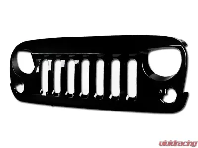 Armordillo USA Gloss Black AB Style Grill Jeep Wrangler JK Model 2007-2018 - 7178342