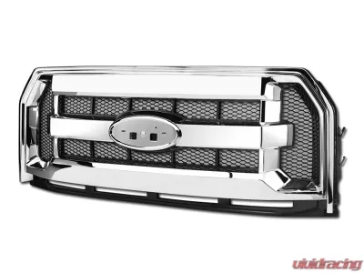 Armordillo USA Chrome/Black OE-Style Grill Ford F-150 2015-2017 - 7178380