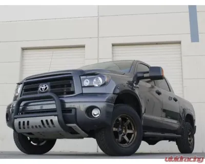 Armordillo USA Classic Bull Bar with Aluminum Skid Plate 3Inch Matte Black  GMC Canyon 2004-2012 - 7176973