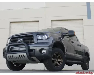 Armordillo USA Classic Bull Bar with Aluminum Skid Plate 3Inch Matte Black Nissan Frontier 2005-2019 - 7177123