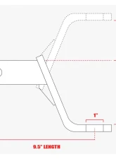 Armordillo USA Black 5" Drop Down Hitch For 2" Receiver                                     - 7161511 - Image 8