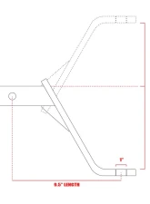Armordillo USA Black 7" Drop Down Hitch For 2" Receiver                                     - 7161528 - Image 8
