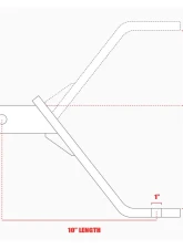 Armordillo USA Black 8" Drop Down Hitch For 2" Receiver                                     - 7161566 - Image 8